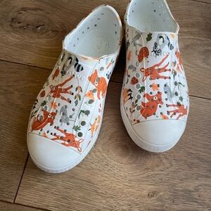 Native Sneakers Jefferson Animal Wildlife Woodland Print size Toddler 10
